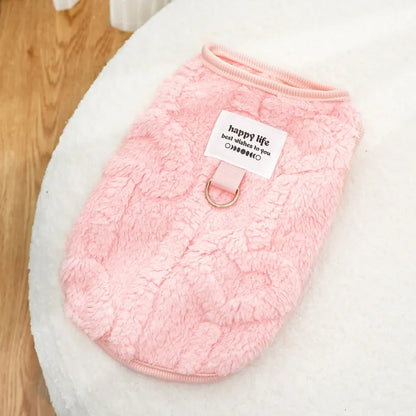 Cute Dog Winter Clothes Warm for Small Dogs Cat Outdoor Soft Cozy Fleece Jacket Vest Coat Pet Chihuahua Yorkies Corgi Ropa Perro