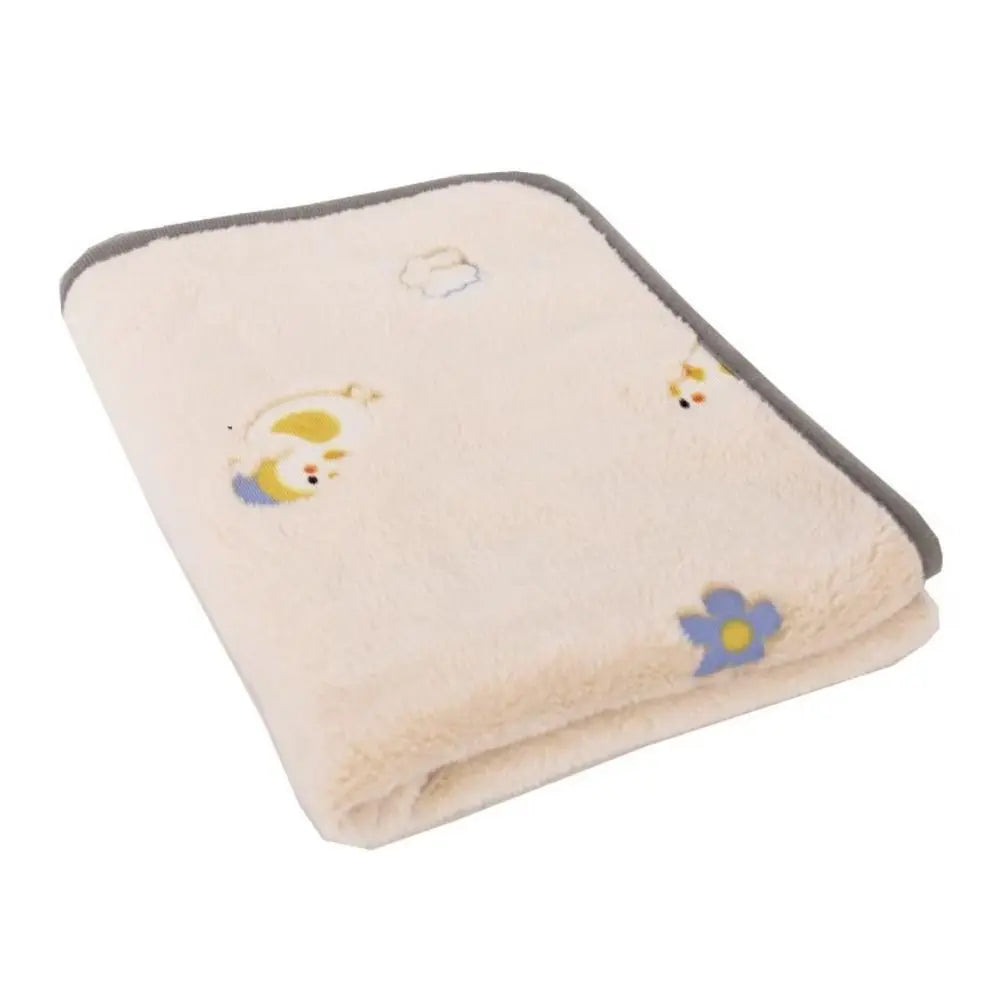 Cute Pattern Dogs Bed Blanket Warm Breathable Warm Cat Blanket Soft Comfortable Puppy Sleep Mat for Cats Dogs