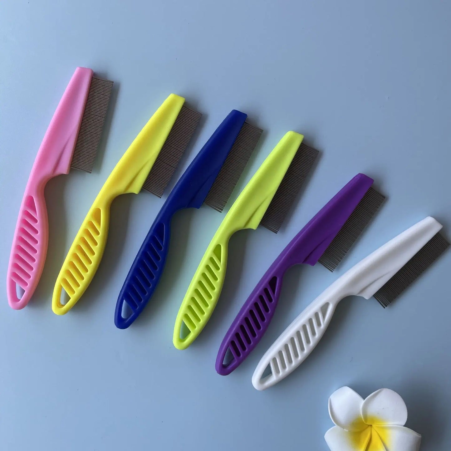 the FLEA REMOVER COMB - Gentle Nits Flea Eggs Remover Brush for Small Dog, Fine Toothed Pet Puppy Eye/Belly Comb, Untangling Cat Hairs Product