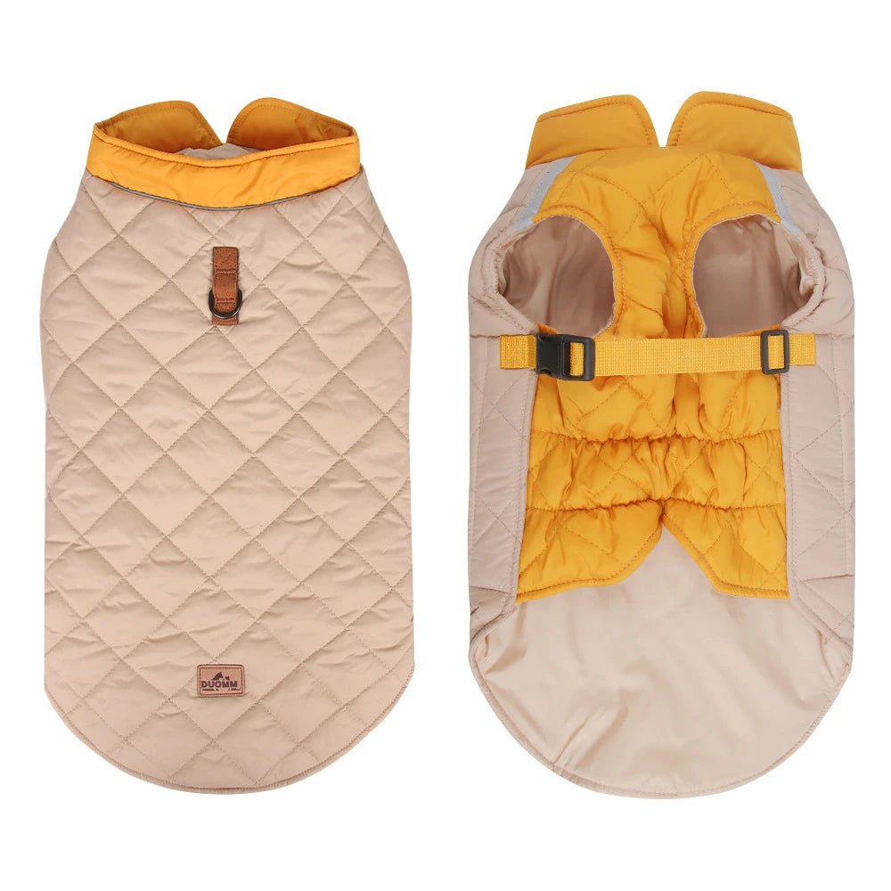 the WINTER DOG - Winter Dog Clothes, Waterproof Dog Vest Jacket for Small/Large Dogs, Warm Pet Dog Coat, Padded Clothes, French Bulldog Outfits