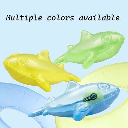 Pet dog rubber toy with tennis, floating shark, perfect gift for large and medium-sized dogs