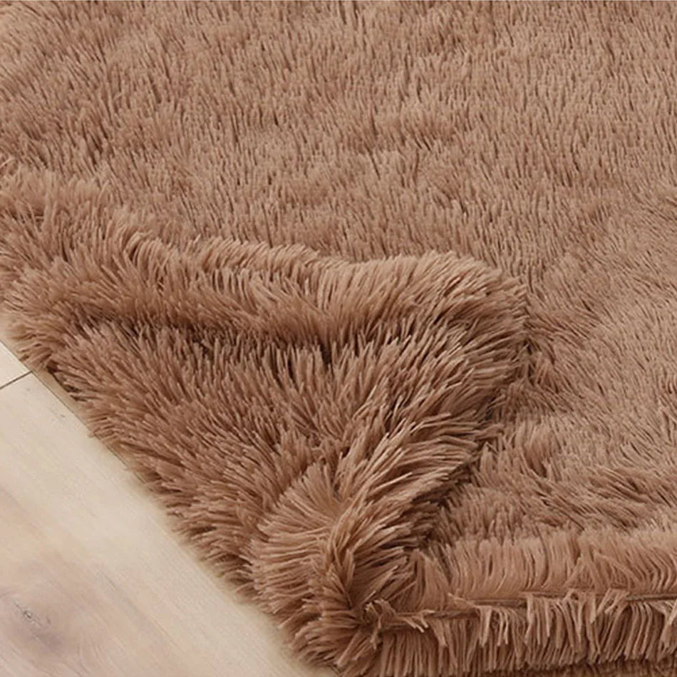 Dog Bed Mat Pet Cat Dog Plush Soft Warm Cushion Pet Washable Candy Colored Blanket Kennel Puppy Pet Cat Dog Supplies