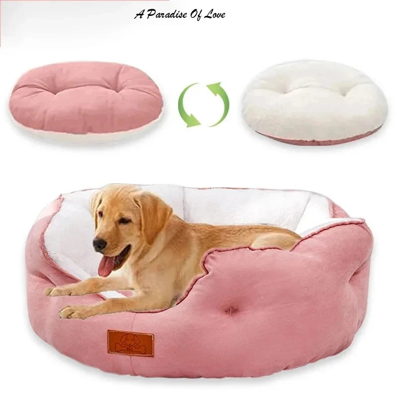 Cats Dog Bed Winter Warm Pet Mat Sleep Cozy Dogs House Cushion Soft Couch Cat Baskets Plush Pet Sleeping Bed Kennel Accessories