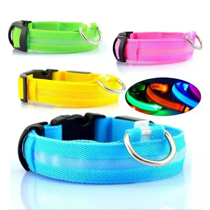 the TRIGLOW SAFETY COLLAR - 3 Modes Dog Luminous Charge Collar, Led USB Cat/Dogs Collars, Detachable Night LED Glow, Dog Loss Prevention Collar, Pet Accessories