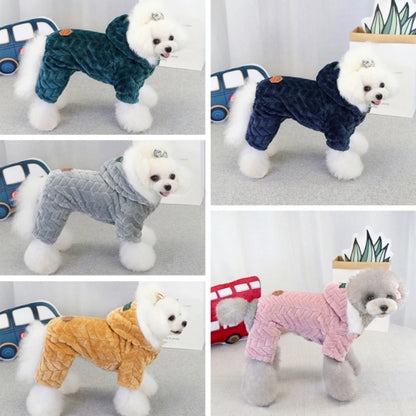 Winter Warm Pet Dog Jumpsuit Windproof Dog Clothes for Small Dogs Chihuahua Jacket Yorkie Costumes Shih Tzu Coat Poodle Outfits