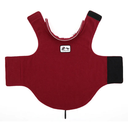 Reversible Pet Jacket Winter Warm Fleece Dog Clothes for Small Medium Large Dogs French Bulldog Costume Big Dog Coat Labrador