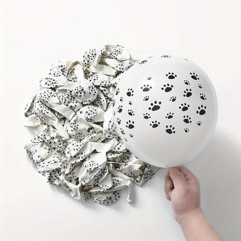 156PCS Dog Theme Balloon Garland Arch Set Party Birthday Atmosphere Background - Home and Scene Decoration Supplies