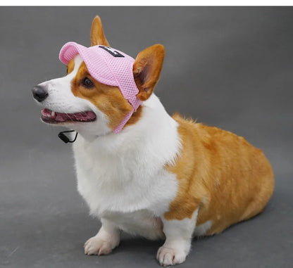 the SUNPAWS BREATHABLE HAT - New Summer Pet Dog Hat, Breathable Sun Protection, Ears Exposed Design, Golden Retriever, Dog Cap, Summer Shade Pet Accessories