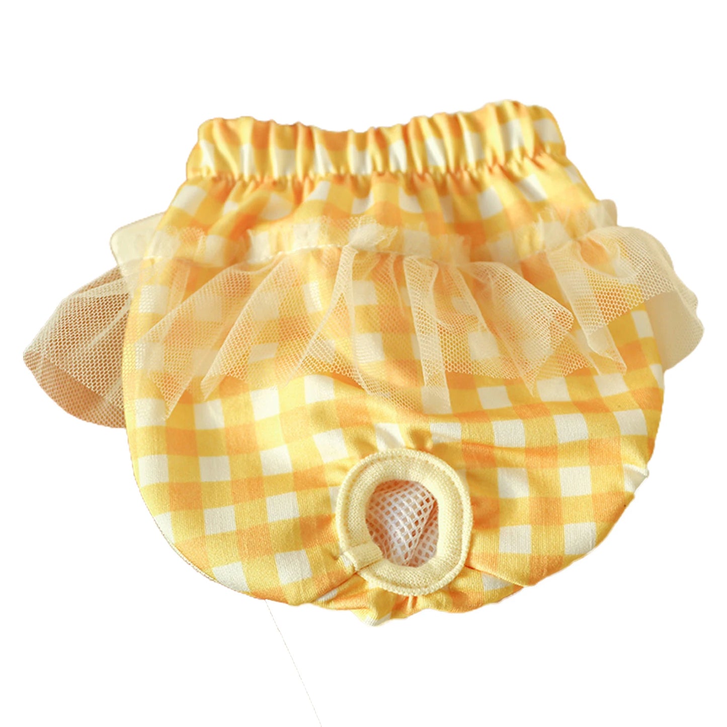 Dog Menstrual Pants Comfortable Anti-harassment Pet Sanitary Pants Breathable Cotton Puppy Bowknot Diaper Clothing Pet Supplies