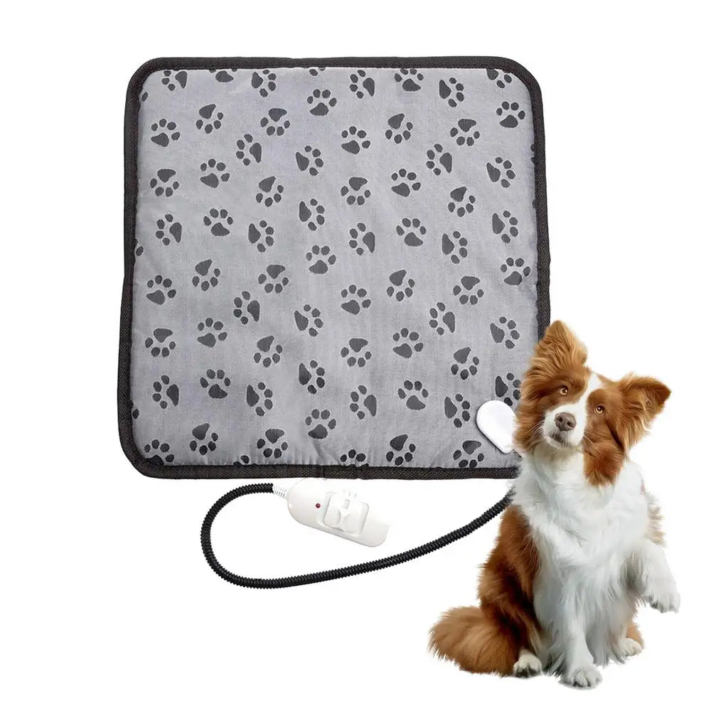Pet Electric Blanket Winter Warming Pad Cat Dog Heated Nest Waterproof Warmer Power-Off Protection Bite-Resistant Mat Bed