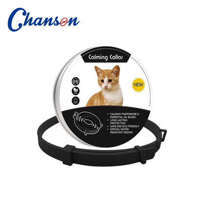 the TRANQUILTAIL CALMING COLLAR - Pet Calming Collar for Cats/Dogs, Adjustable Anxiety Pheromone Reducing Pet Collar, Lasting Natural Calm Relax Soothing Collars