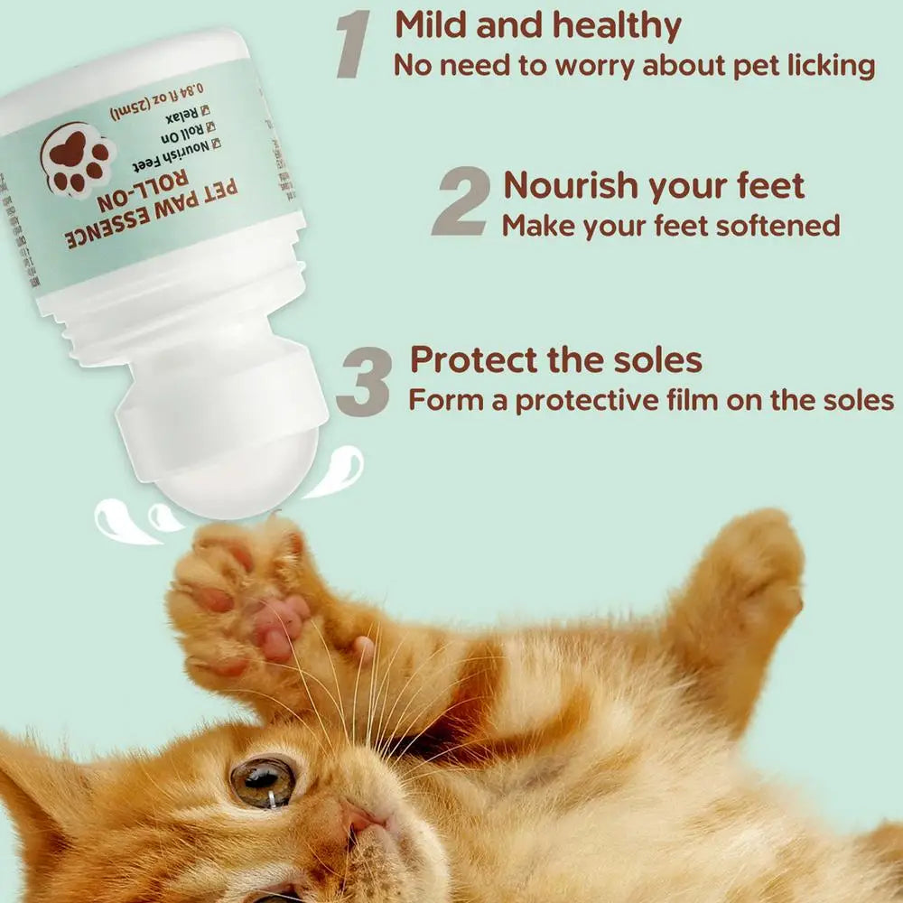 the ROLL-ON PAW BALM - Roll-On Paw Balm, Moisturizing Dog Paw Balm, Dog Paw Soother Balm, Dog Paw Protector Moisturizes & Soothes Irritated Paws Cream