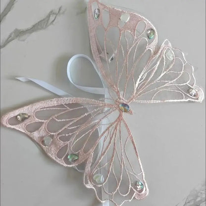 the ANGEL WINGS - Cute Glowing Dog Wing Butterfly for Small/Medium Dog Clothes, Sweet Gift Pet Back Decoration