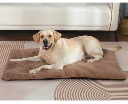 Dog Bed Short Plush Pet Heated Sleeping Mat Cats And Dogs Cute Pet Mat Blanket Thickened Sleeping Mat Small Large Dog Pet Suppli