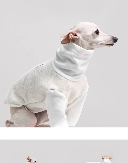 Italian Greyhound Clothes Reversible Lamb Velvet Whippet Clothes Winter Warm Jacket Greyhound Clothes Dog Coat Ropa Para Perros