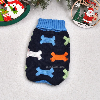 the PAWFROST COZY KNIT PET SWEATER - Small Cat/Dog Sweater/Pullover, Winter Dog Clothes for Small Dogs, Chihuahua/Yorkies Puppy Jacket, Pet Clothing Christmas