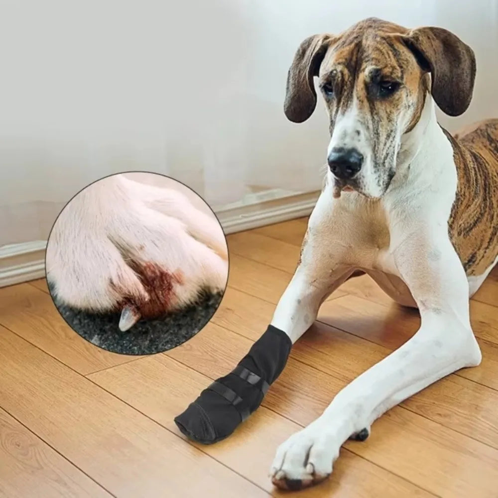 the PAW PROTECTOR - New Anti-Lick Dog Paw Protection Boot, Post Surgical Wound Recovery Dog Paws, Protector Waterproof Pet Supplies