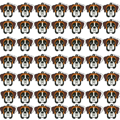 50PCS Cute Animal Keychain knife Ducks Dogs Cats Keyring for Women Men Kids Handbag Cool Car Key Accessories Friends Key Gifts