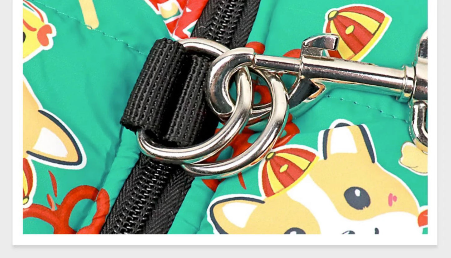 the FROSTCORE DOWN DOG JACKET - Warm Dog Down Jacket, Winter Thickened Dog Clothes, Waterproof Dog Jacket, Medium and Large Dog Clothing, Welsh Corgi Clothing