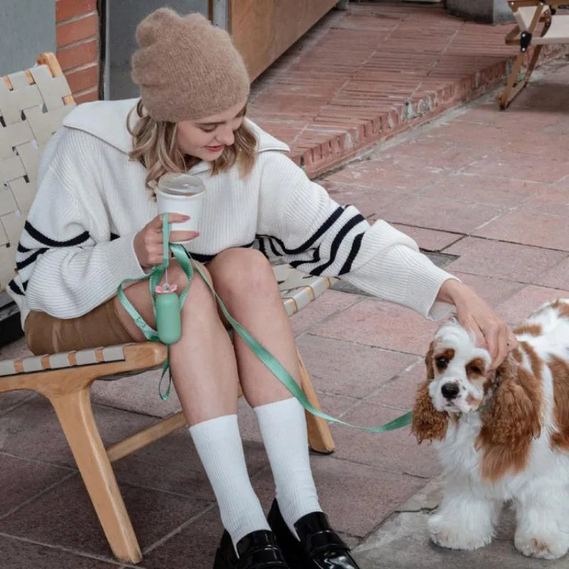 the PINK PETAL POOP BAGS - Pet Poop Scooper Bag, Portable Pet Waste Bags, Matching Pink Flower Dog Garbage Holder Dispensers, Cleaning Supplies Accessories