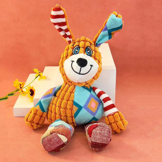 SootheSqueak SnuggleMate™ Plush Squeaky Dog Toy | Dog Paw Clothing™