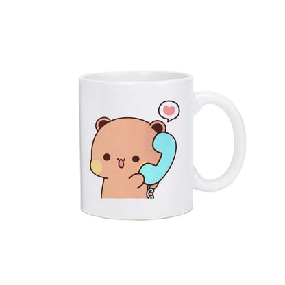 Panda Bear Bubu Dudu Coffee Milk Cup Mocha Cat Panda Bear Couple Creative Present Cute Gift Drinking Tea Cup Mugs
