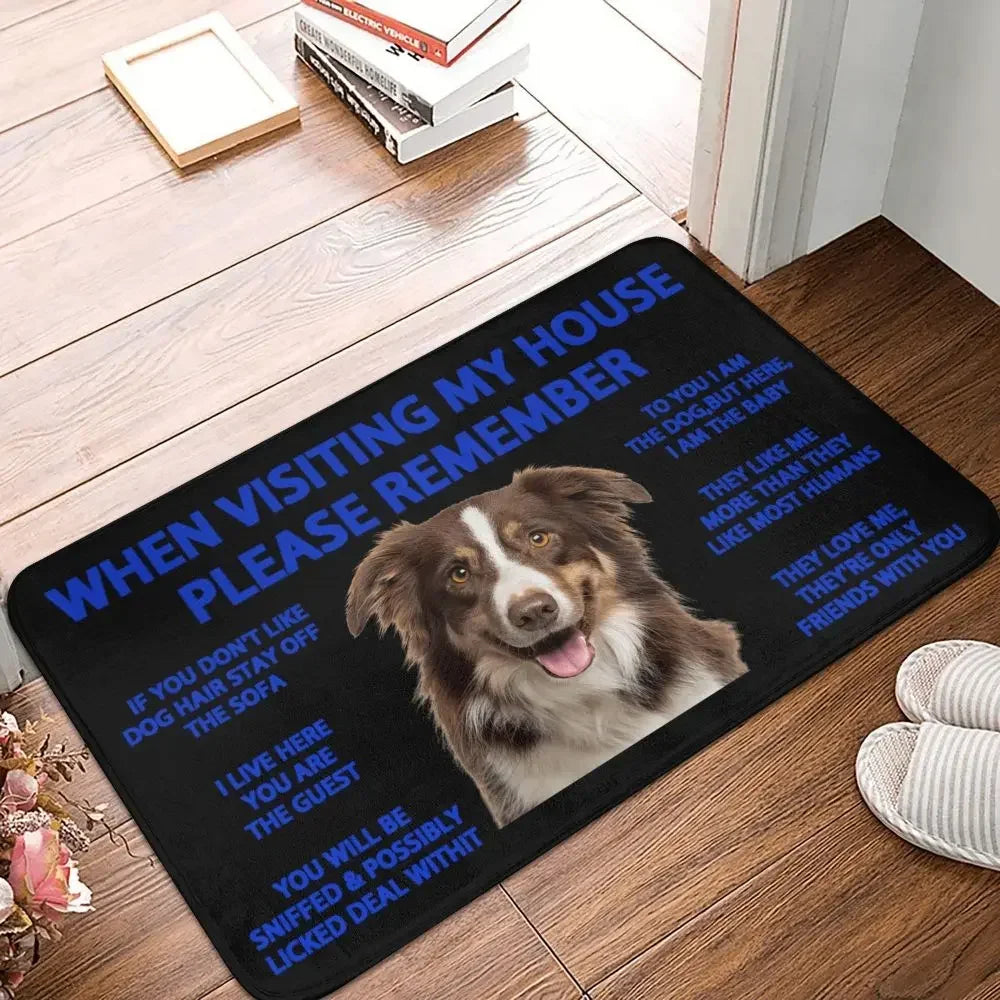 Beagle Dog Doormat Non-Slip Kitchen Bath Mat Living Room Door Floor Entrance Carpet Rug