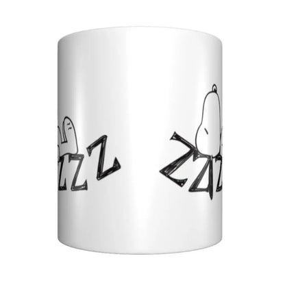 Manga Snoopy Woodstock Cartoon Dog Coffee Mug DIY Customized Ceramic Tea Milk Mug