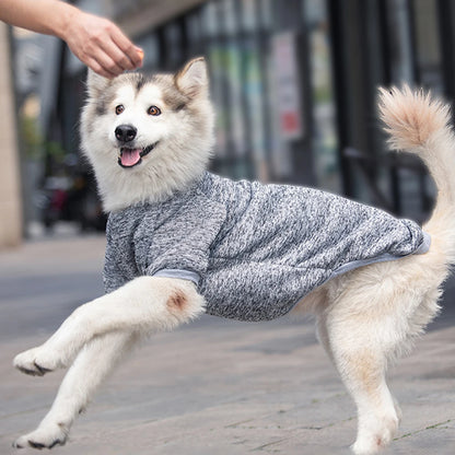 Dog Sweatshirts For Medium and Large Pet Golden Satsuma Huskies Border Collies Autumn and Winter Clothes Pet Supplies Clothing