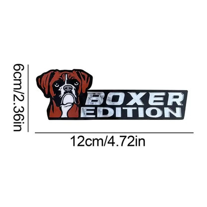 3D Dogs Badge Acrylic Funny Stylish Car Emblems & Badges German Shepherd Pit Bull Sticker Bulldog Decals Auto Exterior Stickers