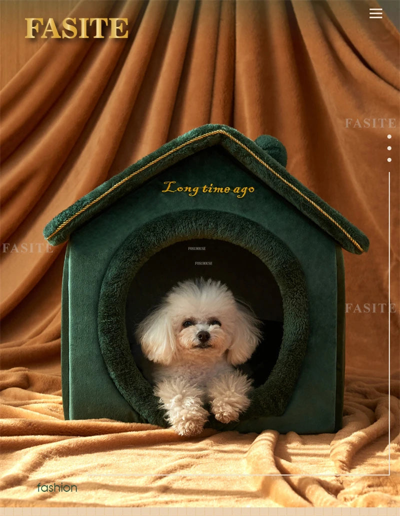 Dog Kennels Four Seasons Universal Small Dog Houses Removable and Washable Warm Dog House Cat Kennel Pet Supplies House for Dogs