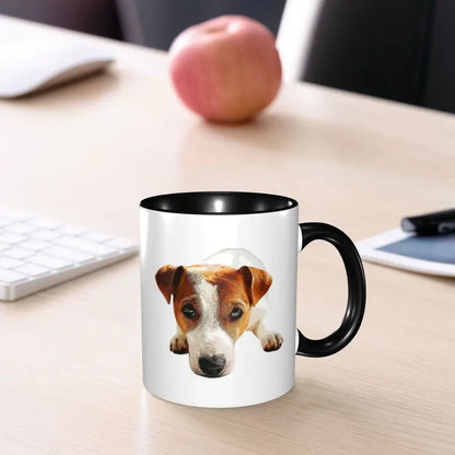 Dog Jack Russell Terrier -cute Gift Jack Russell Terrier For Mom Mug Funny Ceramic Coffee Cups Tea Mugs Milk Cup Drinkware Gifts