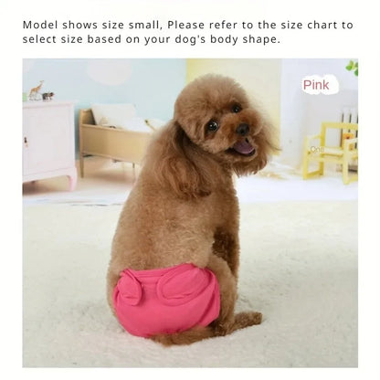 Washable Dog Diapers Physiological Pant Female Puppy Panties Shorts Underwear Cotton Female Dog Diper Panties Dog Cat Clothes