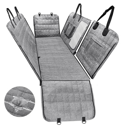 Benepaw Dog Car Seat Cover Waterproof Mesh Window Pet Vehicle Hammock Scratchproof Nonslip Puppy Backseat Cover For Trucks SUV