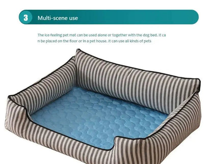 Dog Cooling Mat Summer Cold Bed Extra Large For Small Big Dogs Pet Accessories Cat Durable Sofa Ice Pad Blanket