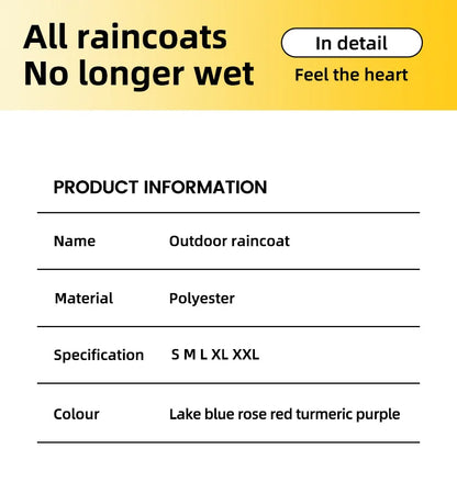 the JOGGER - Dog Raincoat Reflective Jacket Waterproof Large Pet, Rainy Day Out Clothes