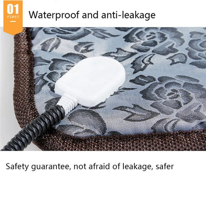 Pet Heated Mat Dog Temperature Adjustable Dog Heating Pad Waterproof Electric Heating Pad 3,9 Gears Timer Dog Sleeping Supplies