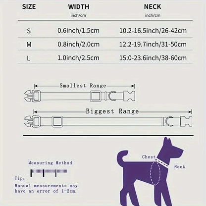 the TUTTIFRUTTI PAWS COLLAR - 1PCS Fruit Print Polyester Dog Collar Set with Adjustable Buckles and Zinc Alloy Rings, Stylish and Durable, Machine Washable