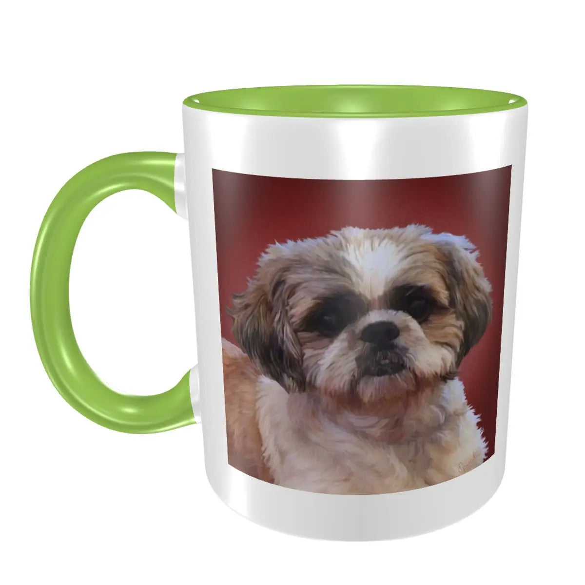 Shih Tzu Dog Mug Funny Ceramic Coffee Cups Tea Mugs Milk Cup Drinkware Gifts for Friends