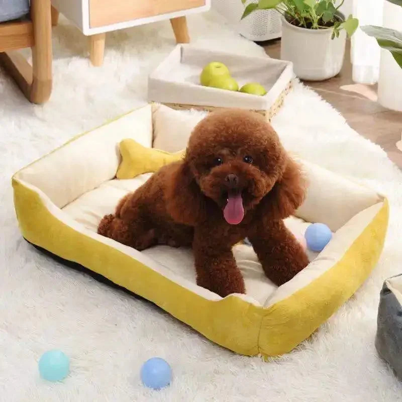 Super Soft Sofa Dog Beds Waterproof Bottom Kennel Fleece Warm Bed Mat For Large Dogs Rectangle Winter Pet Cat House Dog mattress