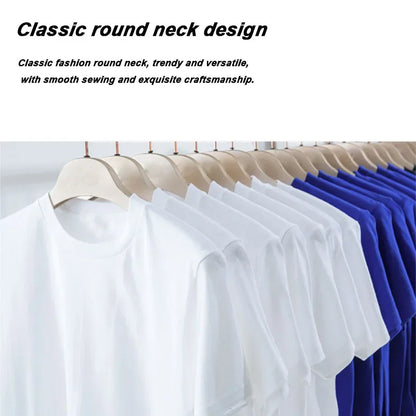 the LIFE OF PUGS - Men's High-Quality T-Shirt, 100% Cotton Funny Pug Printed Loose Male Crewneck T-Shirt, Short Sleeve O-Neck Men T-Shirt/Tops/Tees