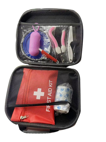 the PET EMERGENCY KIT - 38PCS Dog/Cat First Aid Kit, Emergency Care with Tick Remover, Leash Pet Medical Supplies for Travel, Hiking Home Essentials