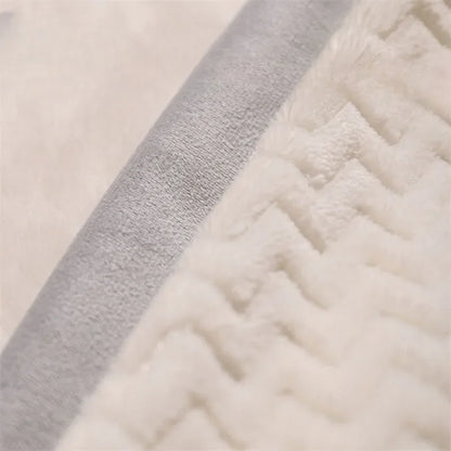 SRETNO Oval Shape Dog Beds Thicken Soft Cushion Removable Washable Dog Mat Winter Kennel Floor Cat Bed Pet Sleeping Mats chien