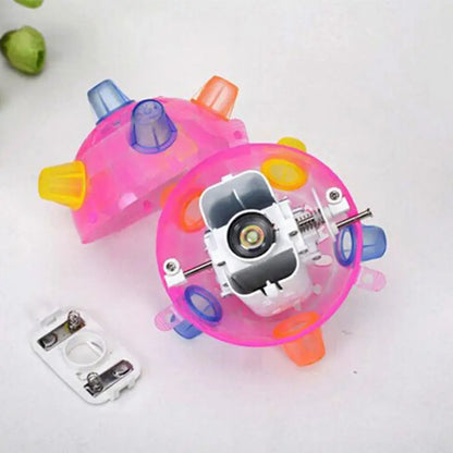 Luminous Jumping Balls Toys Flash Novelty Funny Music Dancing Balls Flashing Bouncing Ball for Dogs Chewing Pet Toys Cat Dog