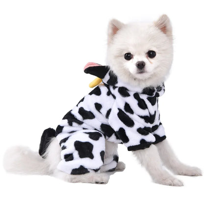 the ANIMAL FARM - Pet Dog Clothes, Soft Warm Fleece Dog Jumpsuits, Pet Clothing for Small Dogs/Puppy/Cats Clothes, Chihuahua Yorkshire Costume Coat