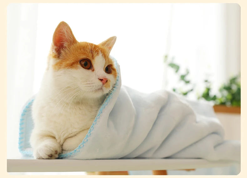 HOOPET  Winter Pet Blanket Thick Wool Feeling Blanket for Cats Dogs Babay Quilt Soft and Fluffy High Quality Dog Cat Blanket