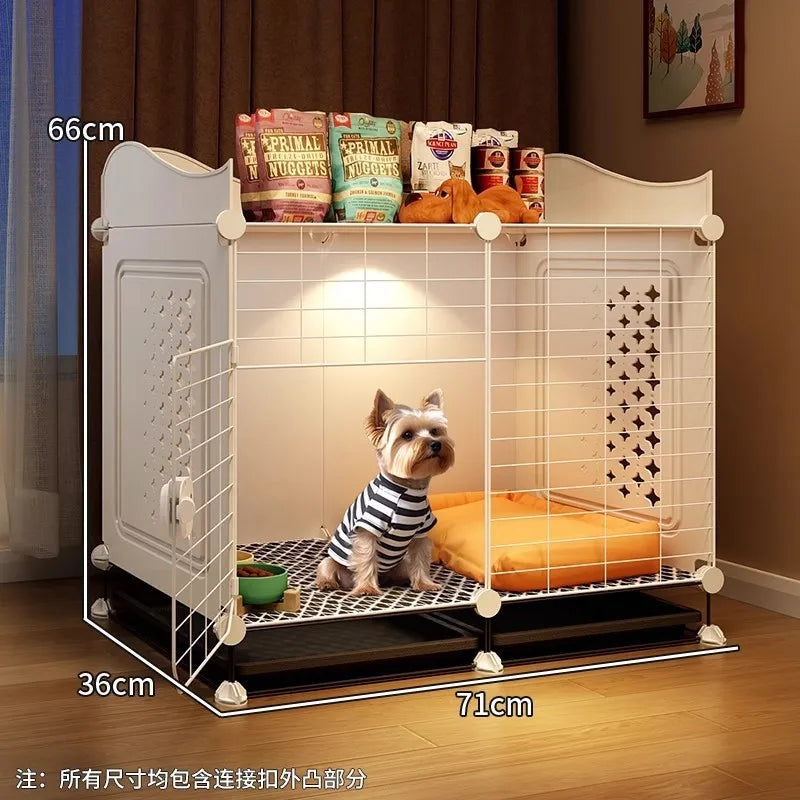 Dog Cage Small Dog Kennel One Room One Living Room One Bathroom Dog Villa Indoor Household With Toilet Bichon Teddy Only