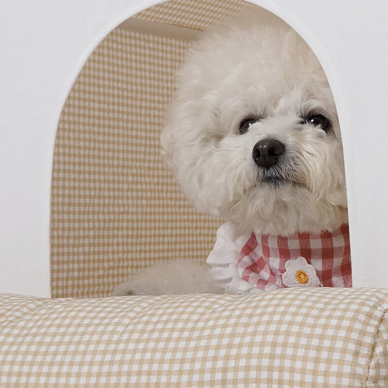 Foldable Pet House Kennel Bed For Small Medium Dogs Cats Winter Warm Cat Bed Nest Pet Products Pets Puppy Cave Sofa New Arrival