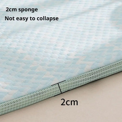 Spring and Summer Upgraded Pillow Sofa Pet Nest, Ice Silk Cat and Dog Cooling Pad, Washable Bottom Waterproof and Anti slip