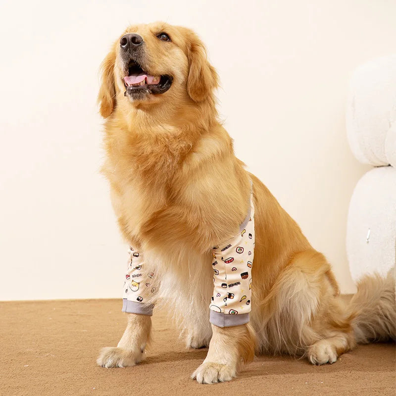 New Dog Knee, Leg, and Elbow Protective Clothing - Large Dog Wear resistant and Dirty Joint Protective Cover - Pet Clothing